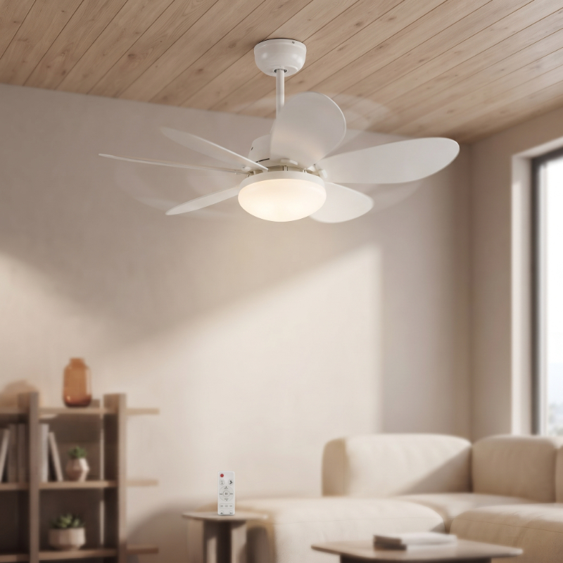 LED Tavan Vantilatörü - Avize - 52 cm - Zaman Ayarlı - Uzatma Duy Aparatlı  - 2